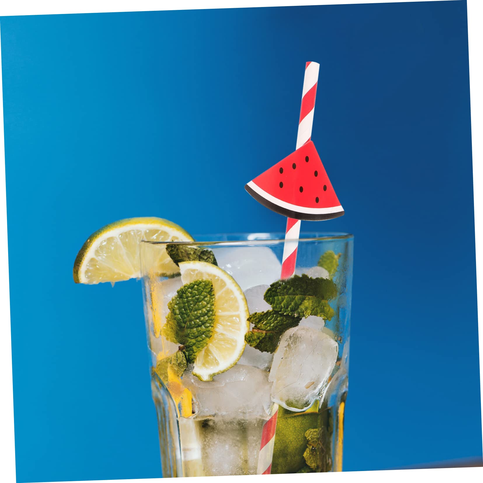 3 series Pajitas De Sandía Para Beber Pajitas De Sandía Decoraciones De Luau Con Temática De Frutas Fiesta Tropical Bebida Cumpleaños Papel Rojo Decorativo 30 piezas x 3
