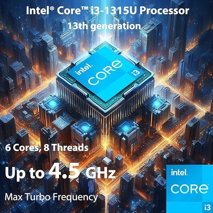 HP 15.6 Inch Business Laptop with Microsoft Office on The Web, Powerful 13th Intel Core i3 Processor (Beats i7-1165G7), 8GB RAM, 628B SSD(500 GB External), Windows 11 Pro, WOWPC 3 in 1 - Image 4