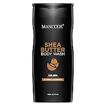 MAN CODE Shea Butter Body Wash For Men Soothing & Nourishing Deeply Conditions Soft Smooth Glowing Skin Neem Aloe Vera Vegetable Glycerin Extract, 450ml (Pack Of 1)