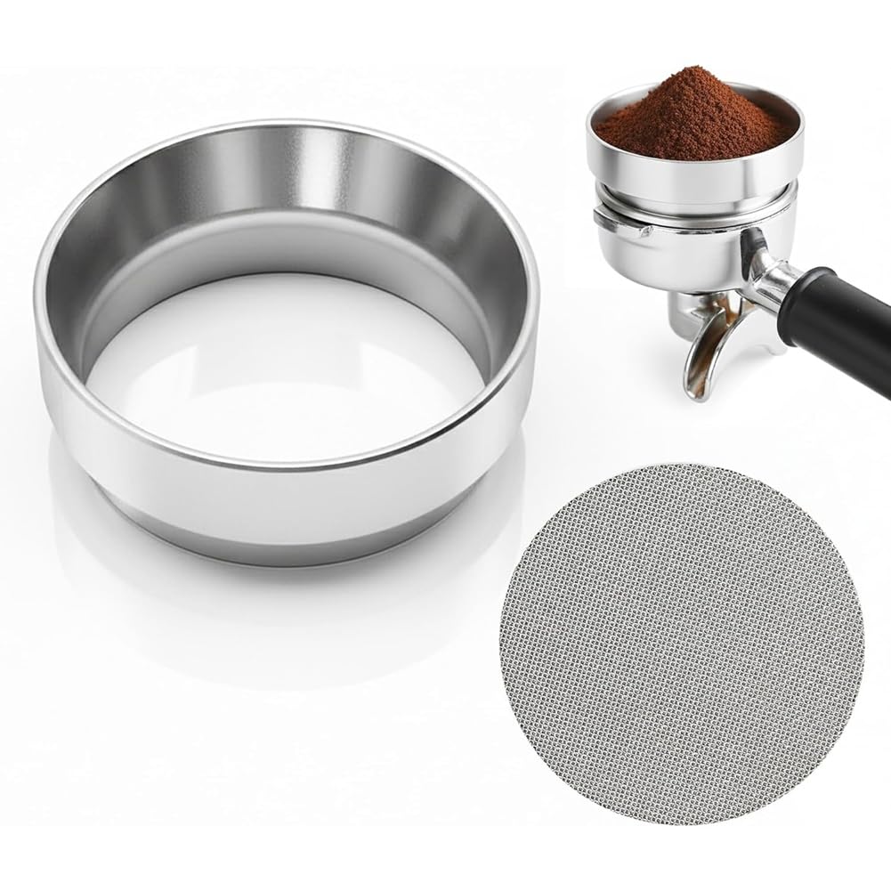 CTRLZS Coffee Powder for Home, Espresso Accessories- Dosing Ring 51 Mm, Magnetic Dosing Funnel& Puck Screen 51 Mm