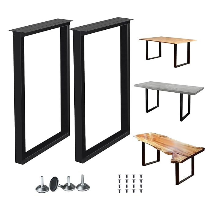 Buy Lendpea Metal Table Legs Square Tube Table Legs,Heavy Duty Desk