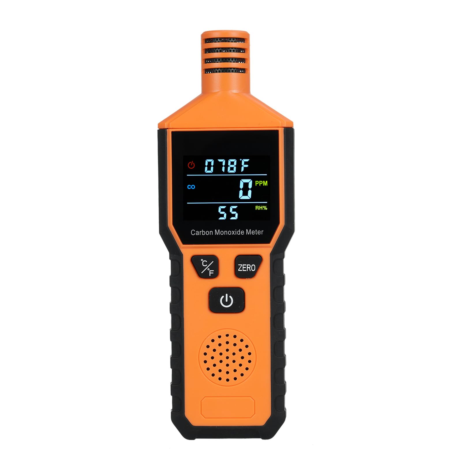 Walmeck Détecteur de Monoxyde de Carbone Portable 3 en 1, Alarme Portative avec Moniteur de Température et d'humidité pour Maison RV