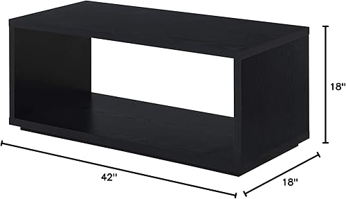 Miniatura 11 de Convenience Concepts Northfield Admiral - Mesa de café, color blanco Blanco,Mármol sintético blanco.,Negro,https://www.amazon.com/dp/undefined