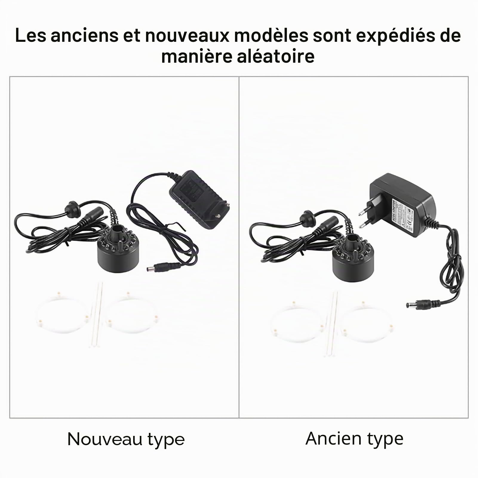 Brumisateur de Fontaine d'eau Longue Durée de Vie avec Adaptateur Secteur Brumisateur Effet de Brume époustouflant Humidificateur d'air Facile à Utiliser pour Aquarium