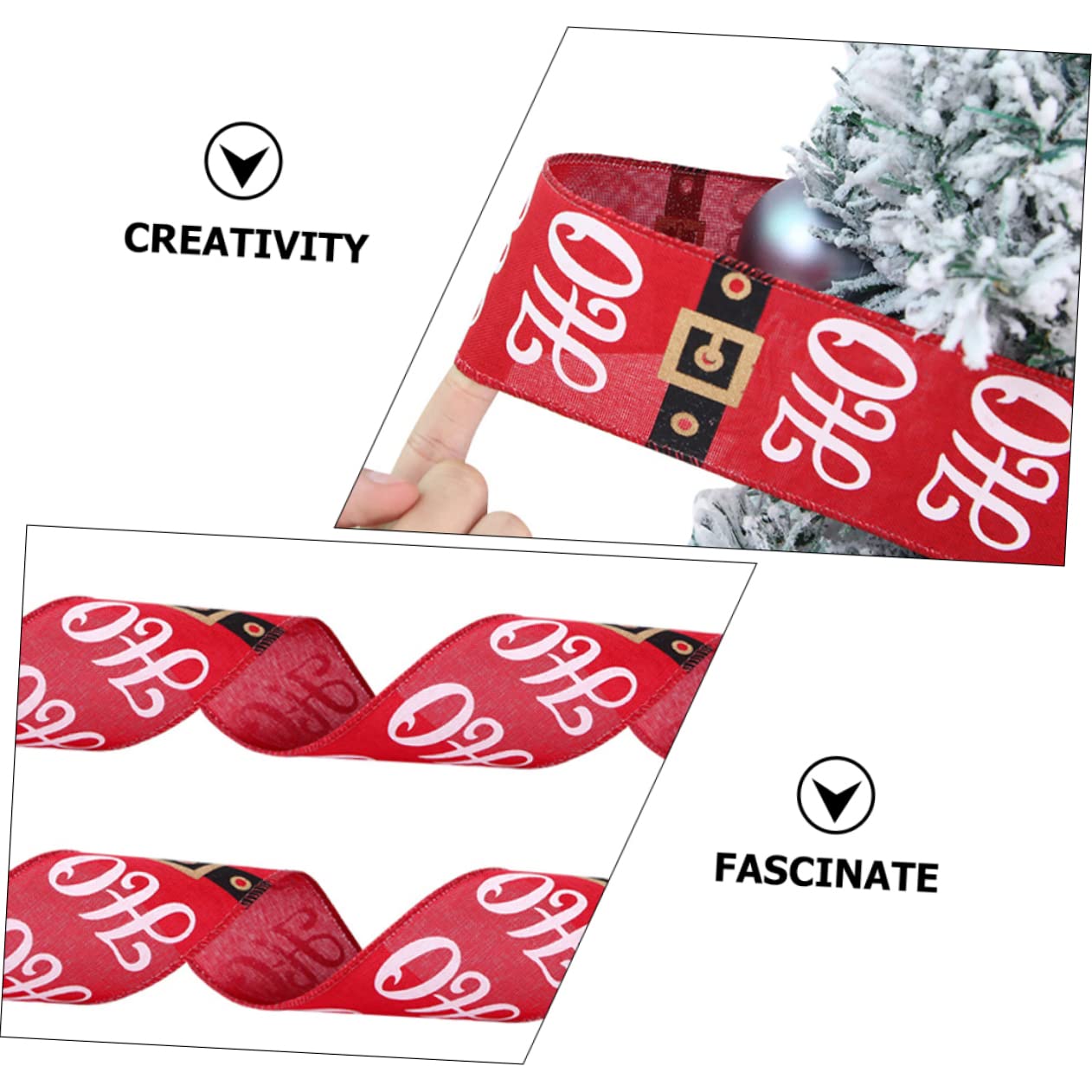 Housoutil 4 Pezzi Nastro Raso Natalizio Rosso per Regali e Decorazioni Albero Nastro Fai da Te in Lino Morbido e Resistente per Fiocchi Regalo e Addobbi Festivi