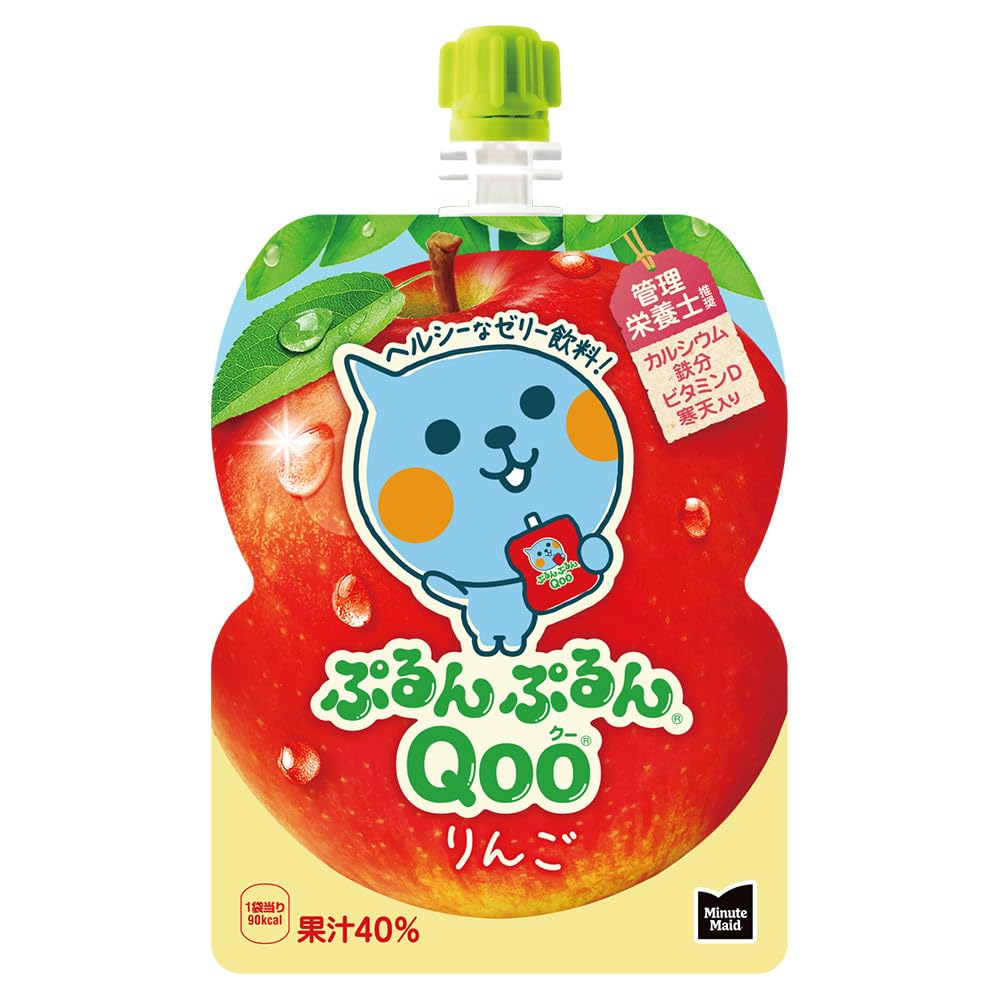Amazon.co.jp: ミニッツメイド ぷるんぷるん Qoo(クー) りんご味