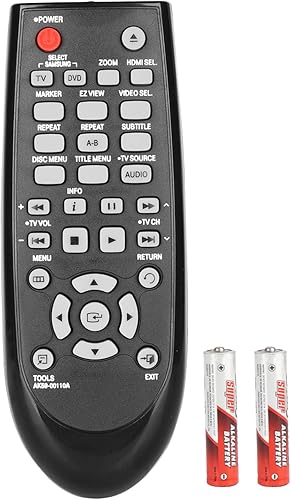 New AK59-00110A Remote Control Compatible with Samsung DVD Player DVD-C500 DVDC500 with Batteries