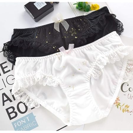 Amazon Somnus258 3枚セット 星 Lolita 女装 パンツ 女性でも 紐 かわいい リボン 弾力 メンズ 下着 セット コスプレ 男性用 パン セット 女性 婦人 女の子 セクシー アンチ露出 レディース ショーツ ランジェリー ブリーフ 柔らかい グッズ プレゼント