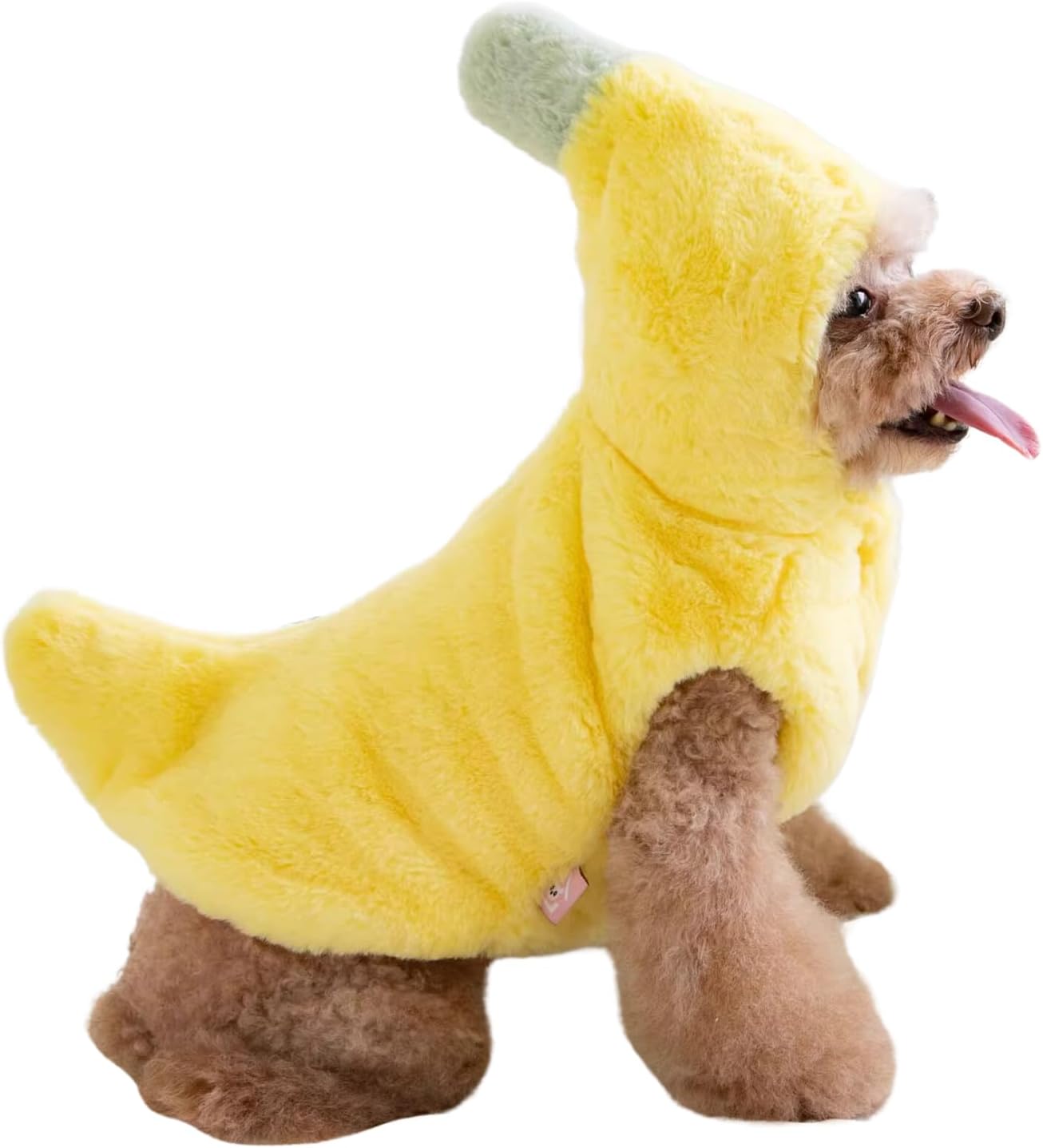 Chaqueta de plátano para perro, abrigo cálido y suave, talla Large