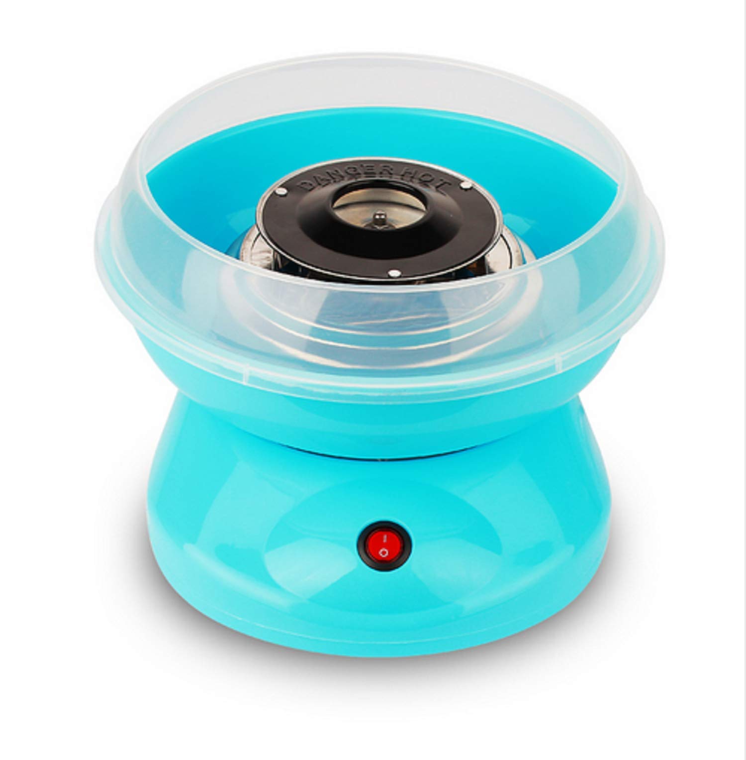 cotton Candy Machine 5 colors optional Cotton Candy Maker Hard Candy, Sugar Free Candy, Sugar Floss, Homemade Sweets for Birthday Parties - Includes 10 Candy Cones & Scooper (220V/50HZ, blue)