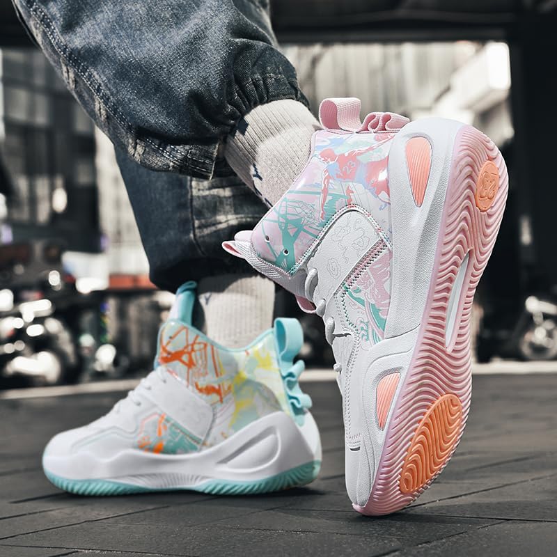 Womens Mens Basketball Shoes Comfortable Athletic Fashion Sneakers Casual Unisex-Adult Outdoor Sport Shoe - Image 5