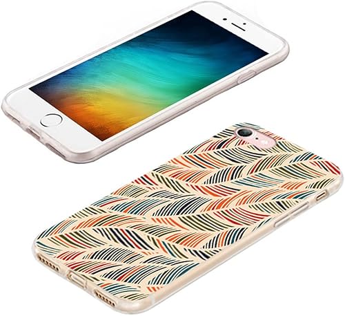 Miniatura 4 de serie floral funda para iPhone 7, iPhone 8, resistente a los golpes y antiarañazos, protectora, delgada, flexible de TPU suave, 4.7", mandala