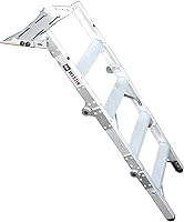 Westin Truck-Pal 10-3000 Tailgate Ladder - Lightweight Aluminum, 300lb Capacity, Fits 38" Tailgates, Silver