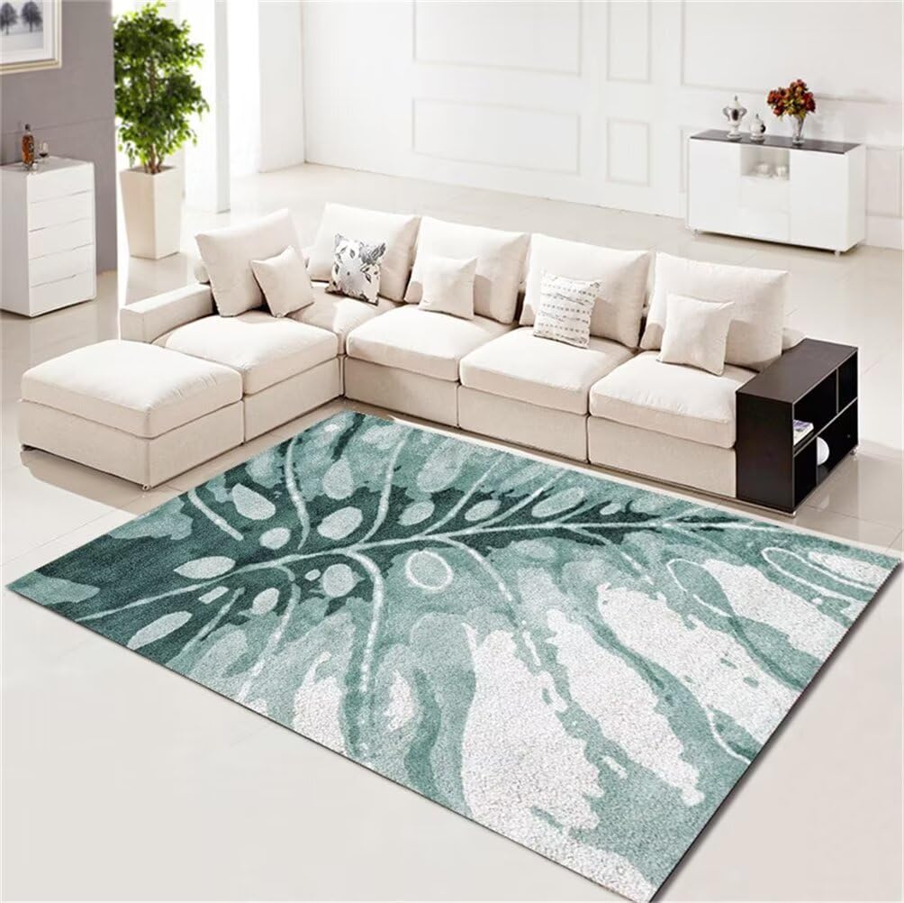 Tapis chambre fille ado pour créer un coin lecture cosy aux motifs verts