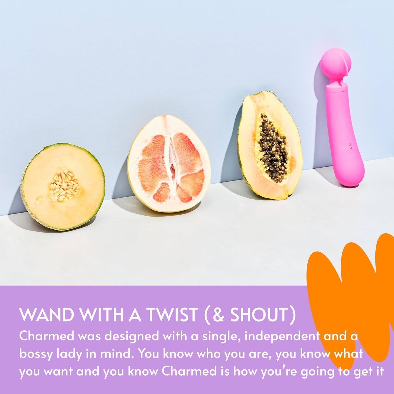Sweet Vibes, Charmed Dual-action Vibrating Massage For Women And Couples, Handheld Waterproof, Cordless & Usb Rechargable, Personal Massager, Vibrating Bullet For Her, Woman Vibrating Toys, Bluebell