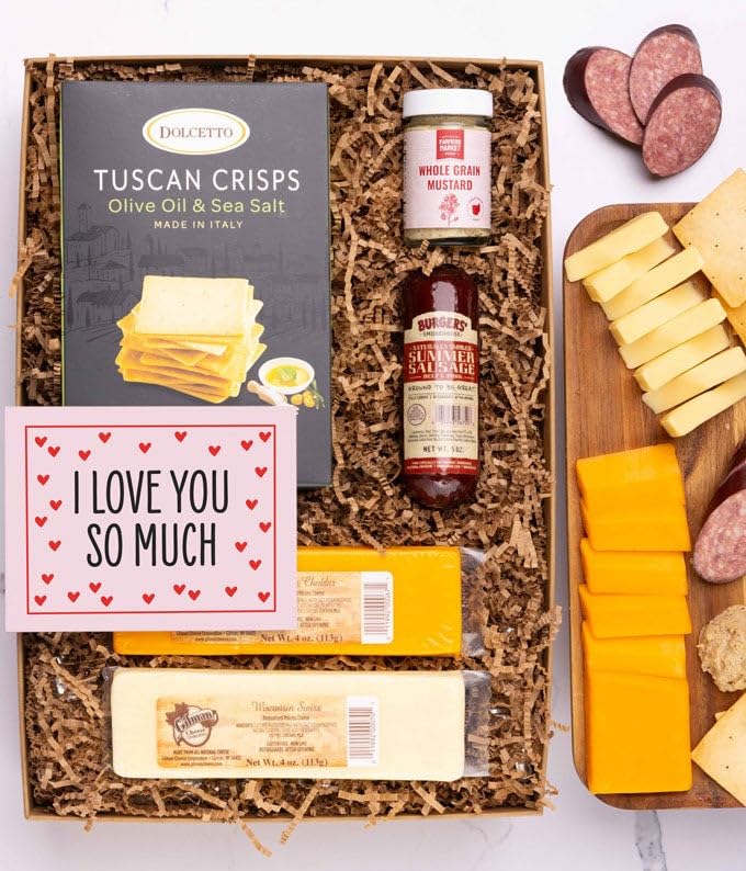 I Love You! Cheese & Meat Gift Box