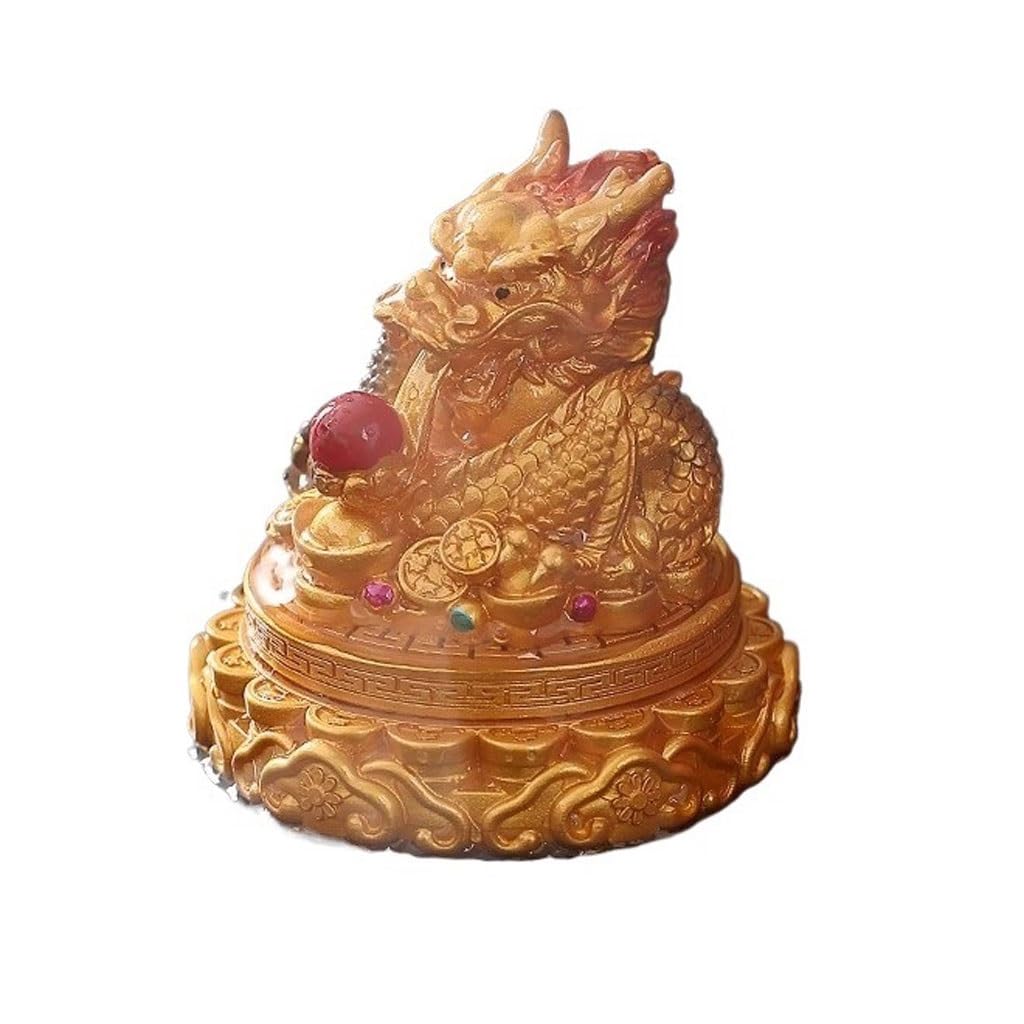 ENGENDER Kung Fu Tea Pet Tea Table Can Rotate And Change Color, Pet Ornaments, Household Fortune-making Little Dragon Play