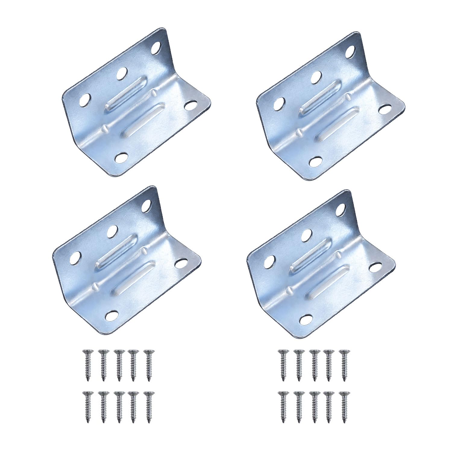 VOLO Stainless Steel Pack of 12 Pieces L Angle Bracket for Wooden Shelf & Furniture Support | Heavy Duty Corner Bracket for Wall, Cabinet & Table Reinforcement (25mm X 25mm) | Rust Resistant — Amazon image 10