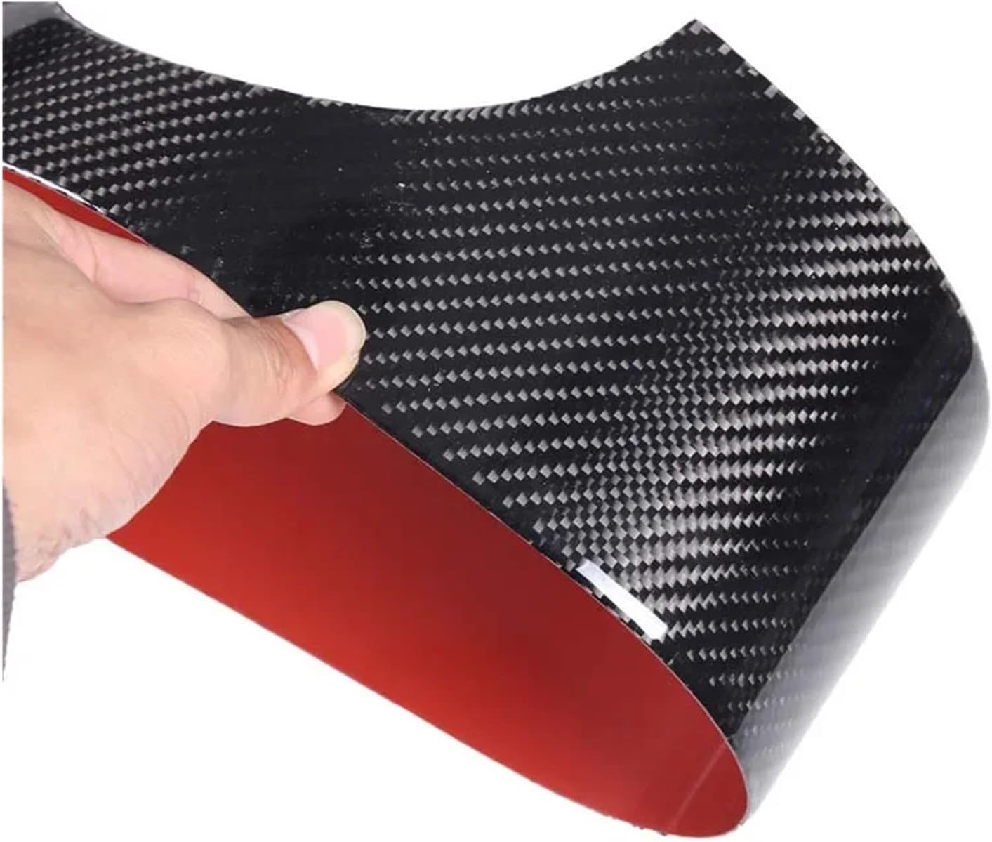 Compatible With Fiat 500 2011-20219 Soft Carbon Fiber Car Interior Door Kick Protection Panel Cover Trim Sticker Car Accessories