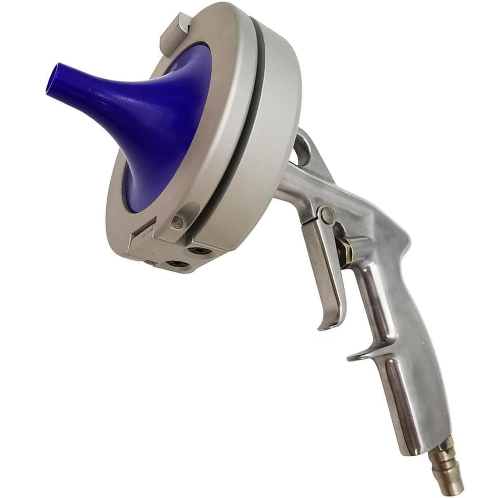 Pistola neumática para limpieza de mangueras hidráulicas, kit industrial de limpieza de tuberías con aire comprimido, con 9 boquillas de recambio, diseño de limpieza con aire seco, para reparación