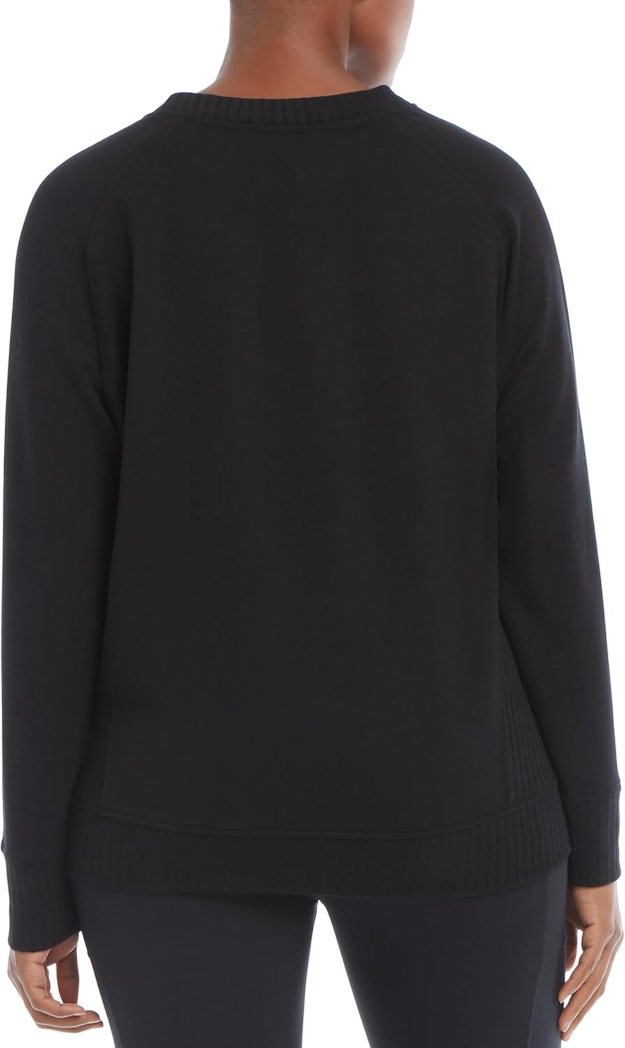 Jockey womens Oversized Rib Detail Crew Neck Pullover Sweatshirt - Image 2