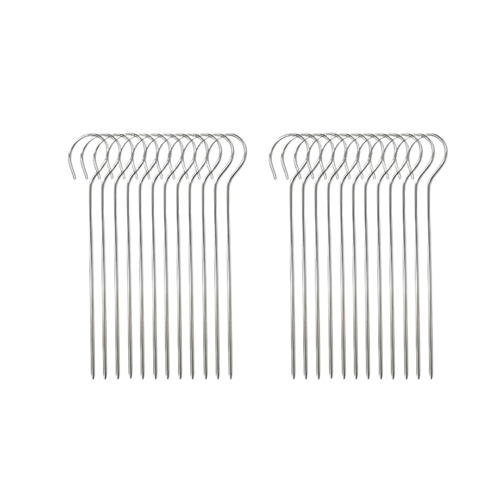 Portable Stainless Steel Air Fryer Grill Round With Grilled Skewers Barbecue Grill Vertical Grill Rack For Home Kitchen