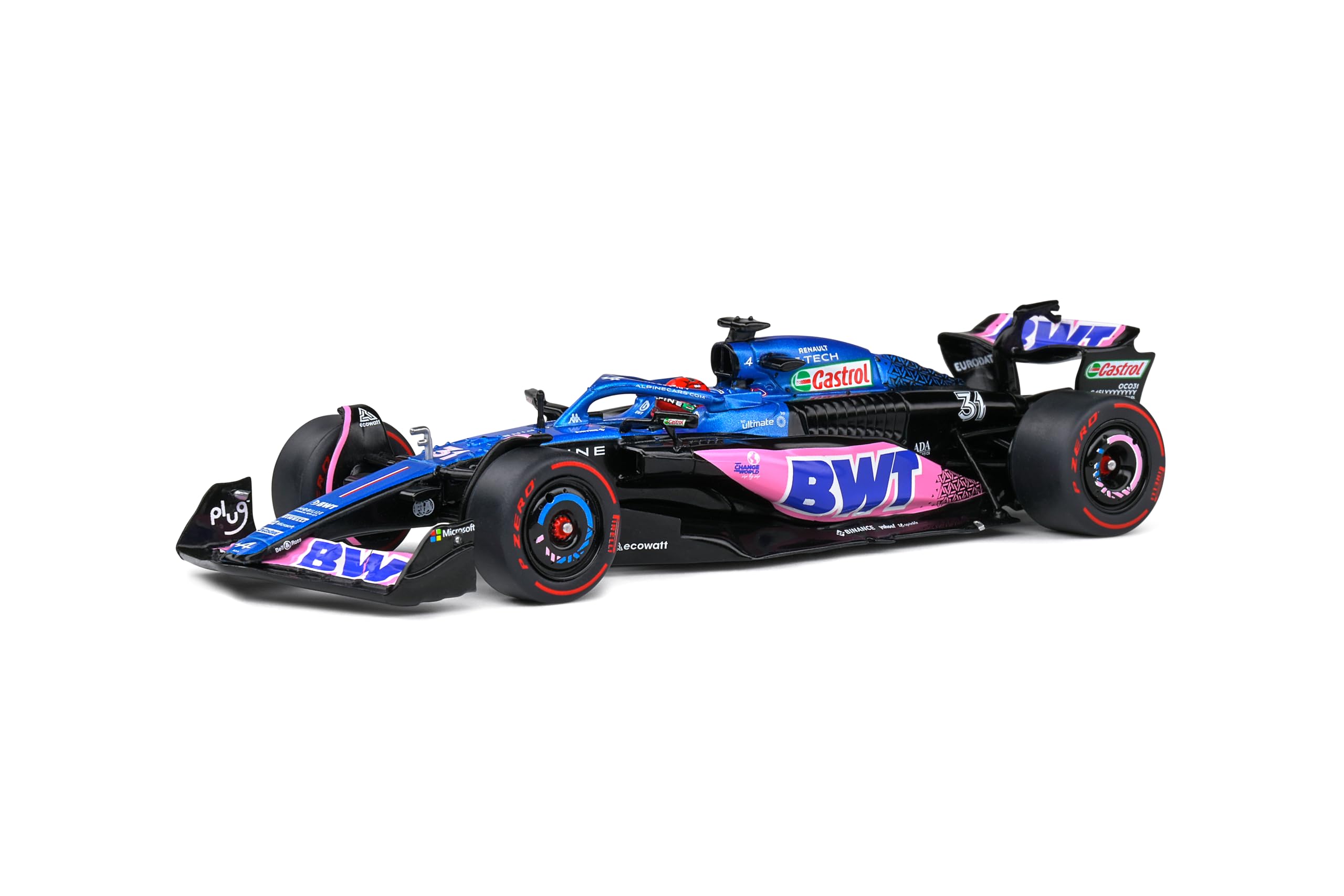 Esteban Ocon Alpine A523 Model F1 Car from 2023, Alpine A523 Monaco GP Model Car