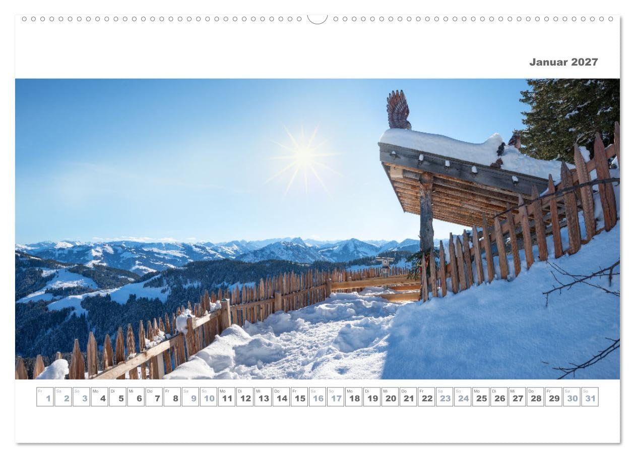 CALVENDO - Ab in die Berge - Aussichtsplätze in den Münchner Hausbergen (hochwertiger Premium Wandkalender 2027 DIN A2 quer), Kunstdruck in Hochglanz: Ausflugsziele in den Münchner Hausbergen