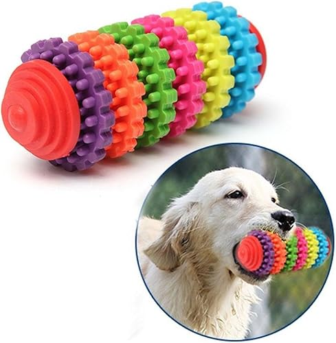 Miniatura 3 de Juguetes para masticar para mascotas, dientes dentales coloridos para perros, dientes saludables, masticar, entrenamiento, pelota de juguete, huesos