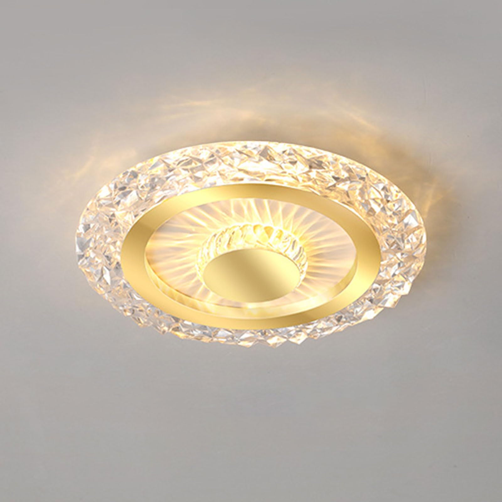 SXDMOUBK Mid Century Modern Ceiling Light Round LED Ceiling Light Fixtures Flush Mount Ceiling Light Low Profile Close To Ceiling Light For Bedroom Hallway Entryway Laundry Room Ceiling Lighting