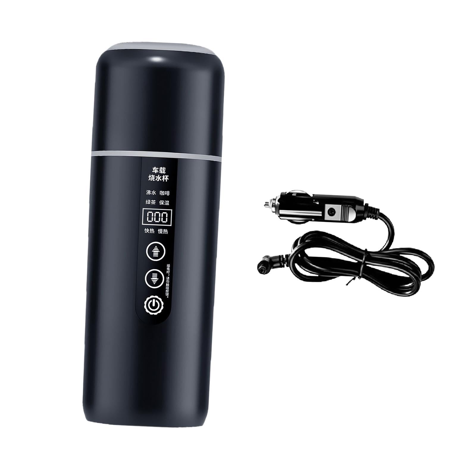 BNF® Travel Electric Kettle Warmer Travel Coffee Mug for Family Cars Outdoor Work black-Home & Kitchen-Kitchen & Home Appliances-Coffee, Tea & Espresso-Kettles & Tea Machines-Hot Tea Machines-image-18