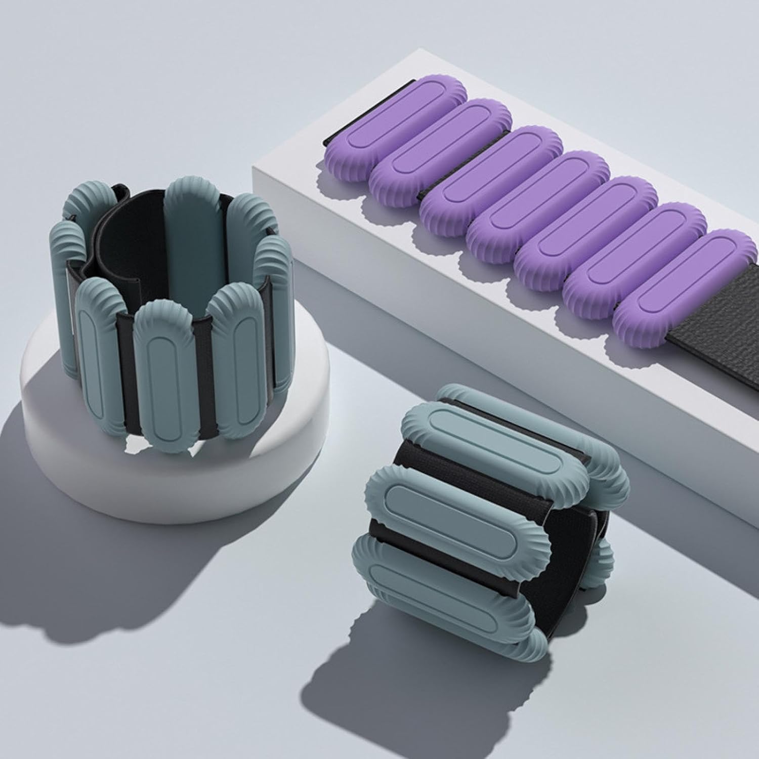 シリコンウェイトブレスレット スイミング フィットネス ピラティス エナジーリング ハンドリング アンクルリング