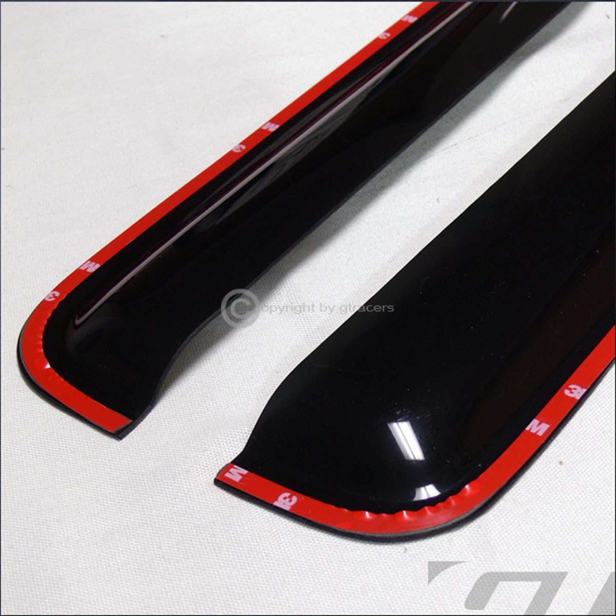 R&L Racing Window Deflector Vent Visors Compatible with 1991-2001 Explorer/Mountaineer | Dark Smoke in-Channel Front Rear Sun/Rain Guards Side Window Ventvisor (4-Piece Set)