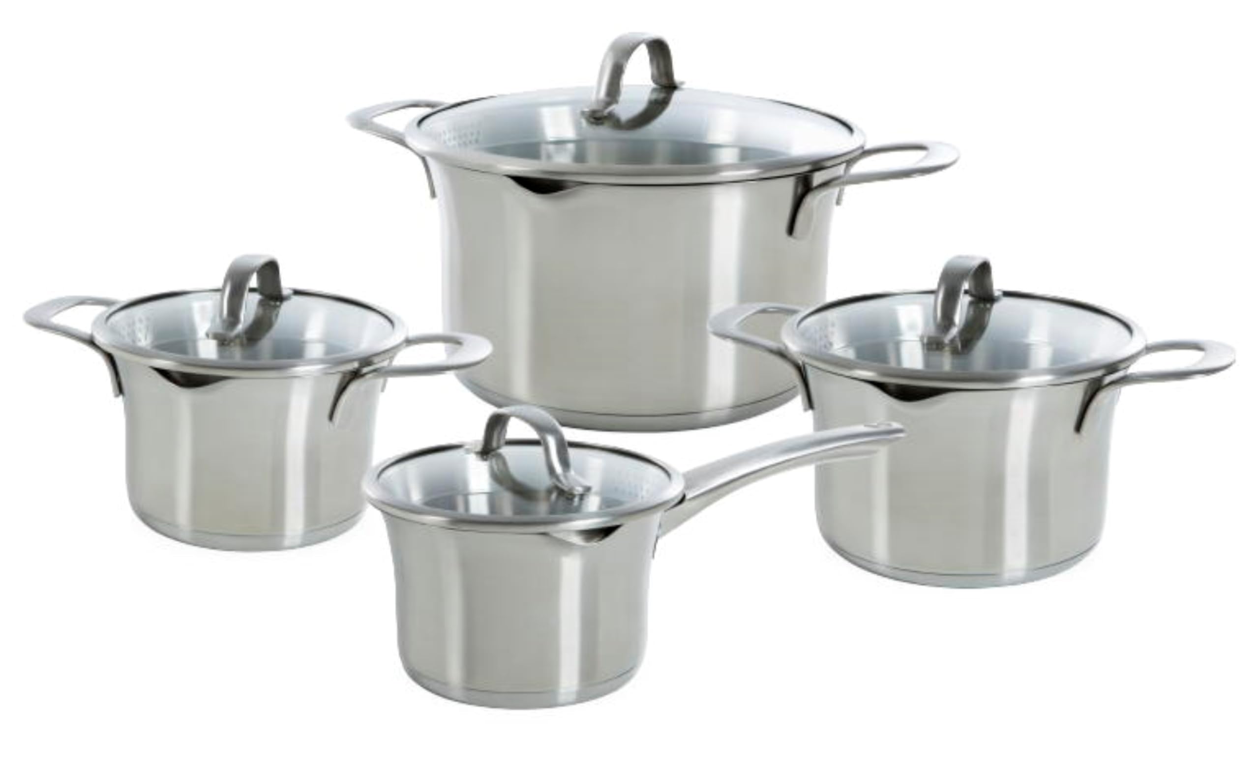 BK Cookware, Wave Zestaw Garnków - 4 Sztuki