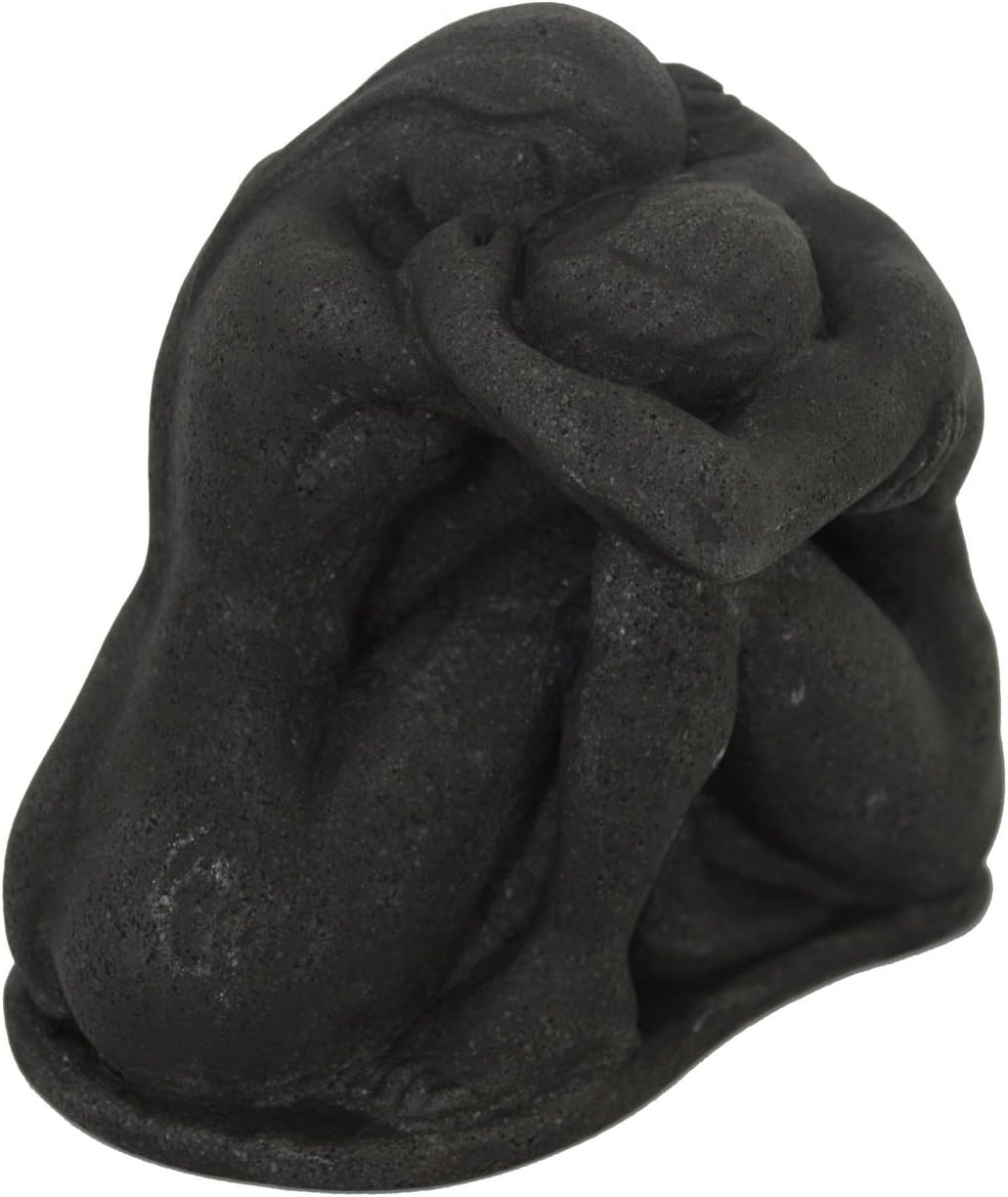 Estia Creations Lovers Figure - Kissing Couple - Cycladic Art - Santorini