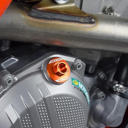 Miniatura 2 de SCAR Tapón de llenado de aceite compatible con KTM SX SXF EXC EXCF XC XCW XCF XCFW TPI 50 65 85 125 150 200 250 300 350 450 500 - Naranja