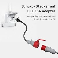 dé Mobile Wallbox 11 kW háromfázisú elektromos autó töltőállomás 7m kábellel 7