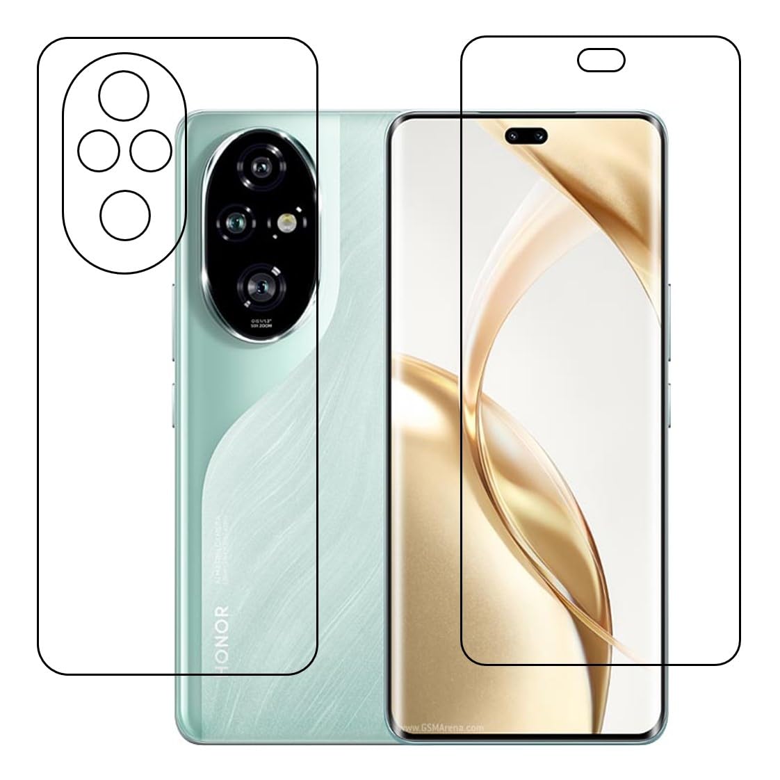 DVTECH® Mobile Front and Back Screen Protector Compatible With Honor 200 Pro TPU Protective Flexible (B0D6R7LRZY) Amazon Price History, Amazon Price Tracker