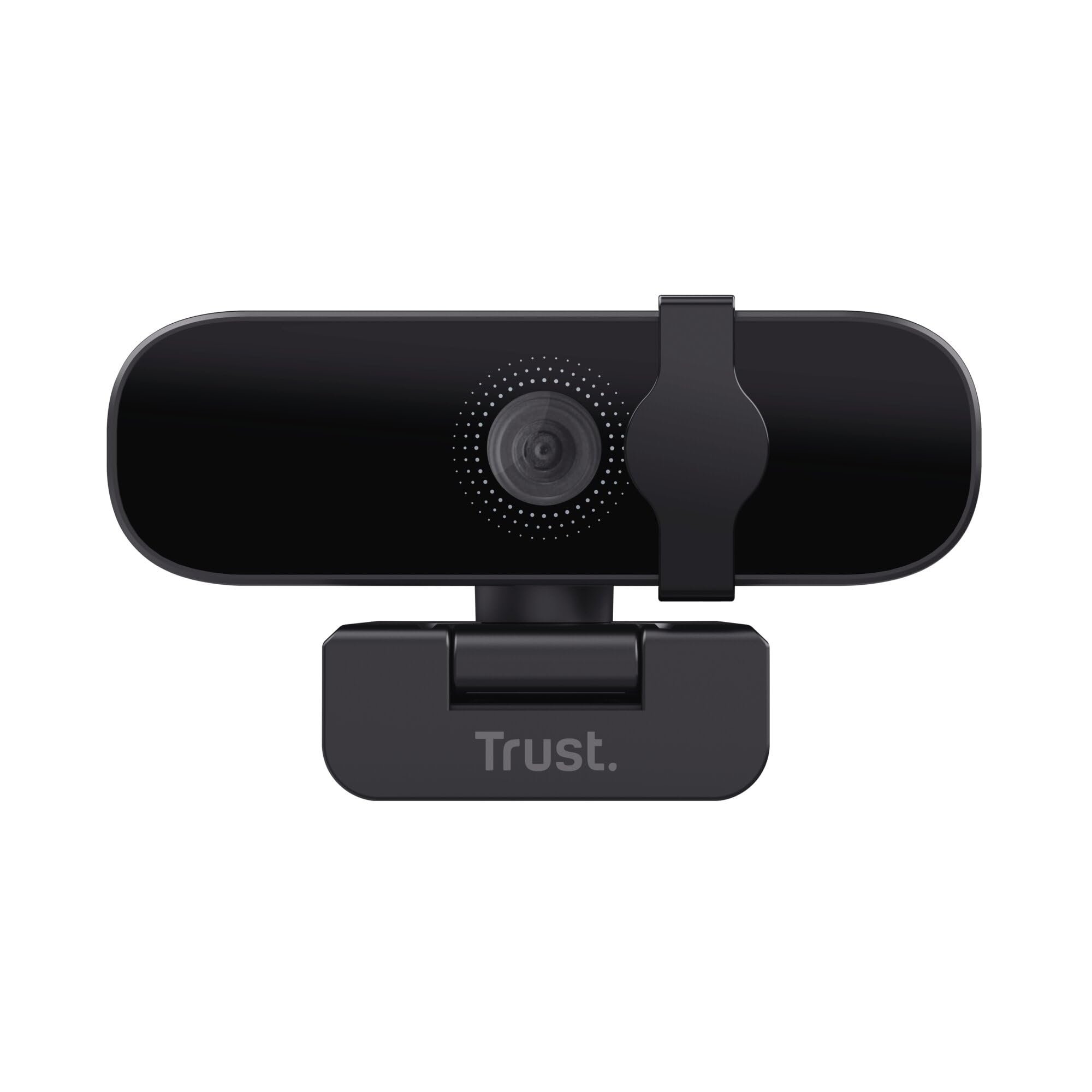 Trust Oran 1080p Webcam PC con Microfono, Web Camera PC USB con Filtro Privacy, Fuoco Fisso 30 FPS, Plastica Riciclata 85%, Videocamera Full HD per Laptop Desktop Mac Windows Skype Zoom Teams
