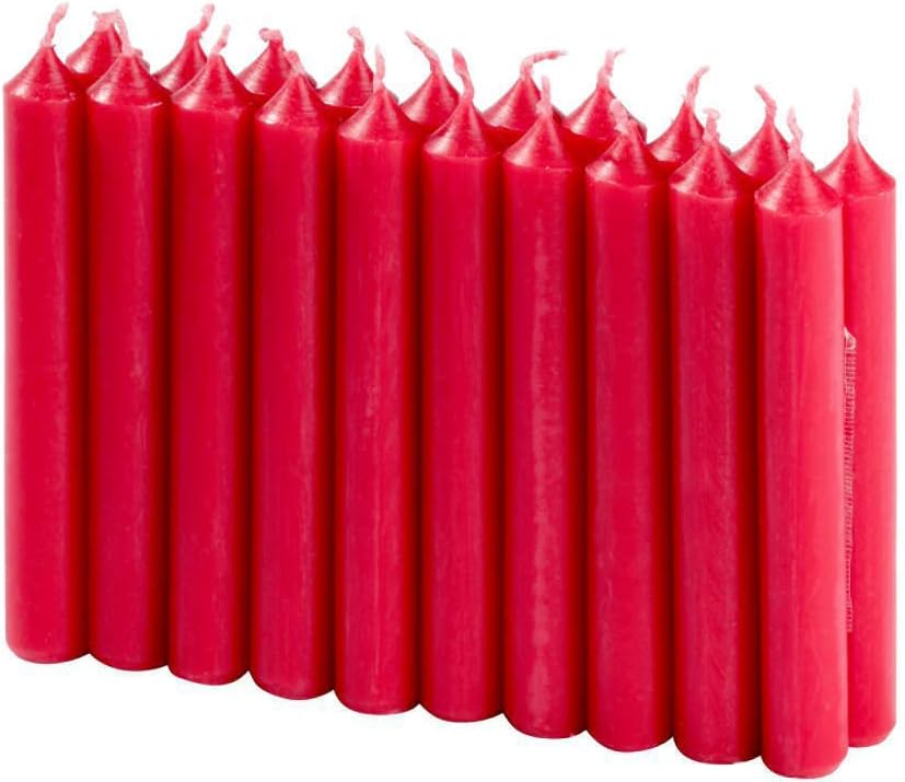 BUTLERS X-MAS Christmas tree candles, pack of 20 red