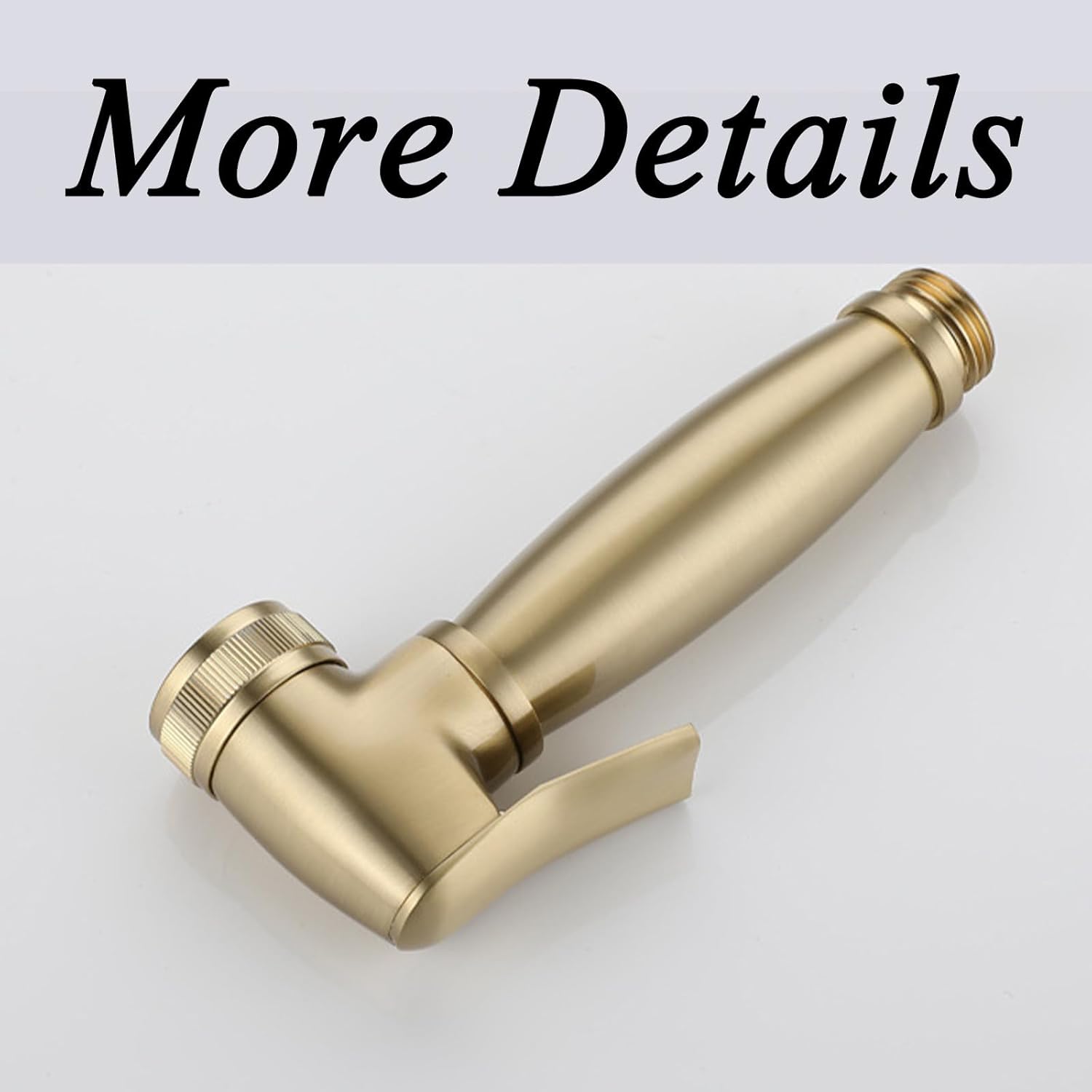 Bidet Sprayer for Toilet 15cm Hole Spacing Bidet Sprayer with Stainless Steel Hose Handheld Bidet Sprayer for Toilet Adjustable Hot and Cold Hand Held Bidet Sprayer Brushed Gold