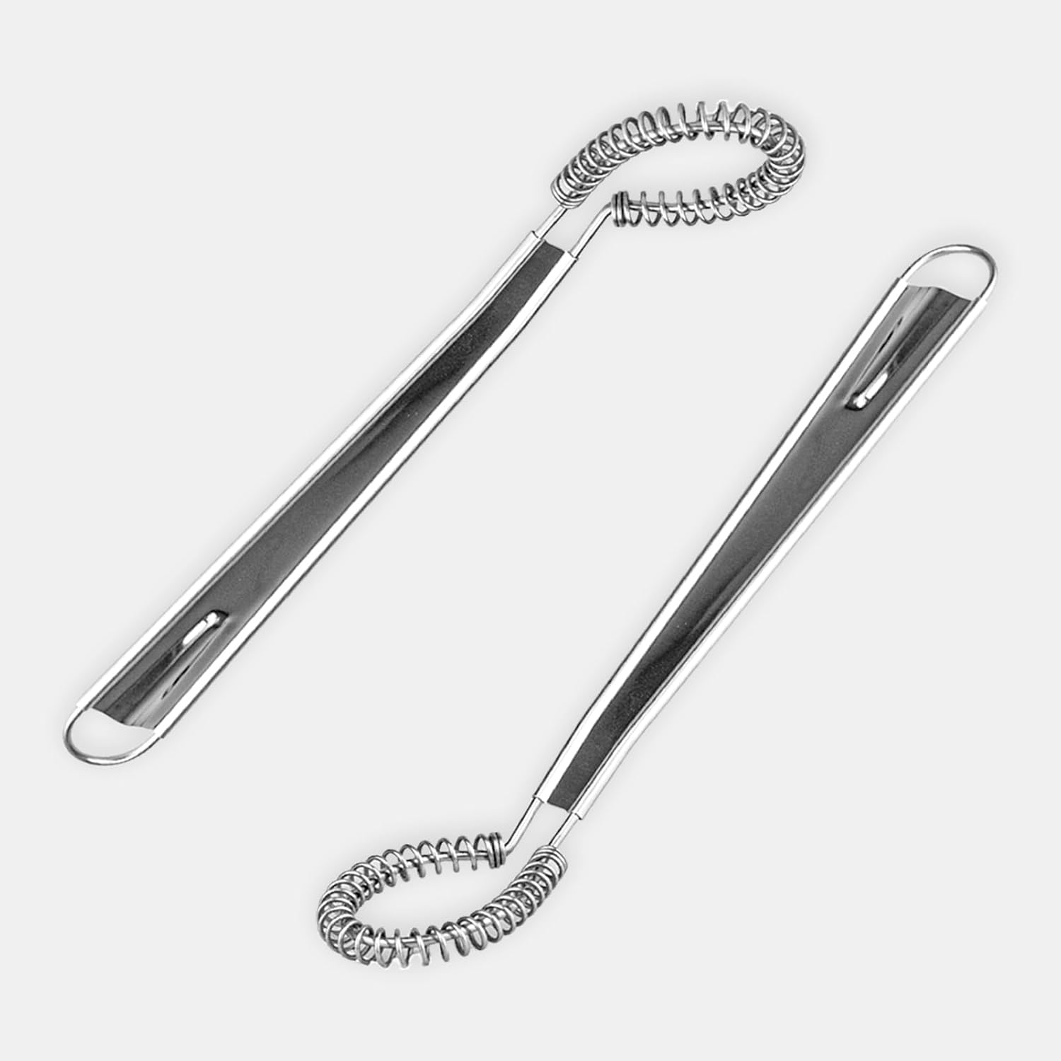 2 Pieces Egg Beater, Stainless Steel Mini Egg Whisk, Spring Coil Whisk, Handheld Milk Frother Foamer Sauce Stirrer Blender Coffee Mixer