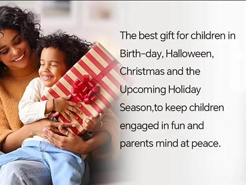 Miniatura 7 de Huotan Tablet Android de 7 pulgadas para niños, para nietos, rellenos de calcetines, 4 GB de RAM+32 GB de ROM, CPU de cuatro núcleos, batería de