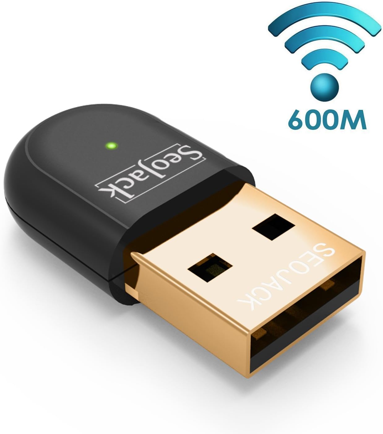 Lufei AC600Mbps Dual Band (5GHz and 2.4GHz) Wireless USB Wifi Adapter, For Device of Windows XP / Vista / 7 / 8 / 8.1 (32/64bits) / MAC OS X 10.11.X / 10.10.X / 10.9.X / 10.8.X /10.7.X