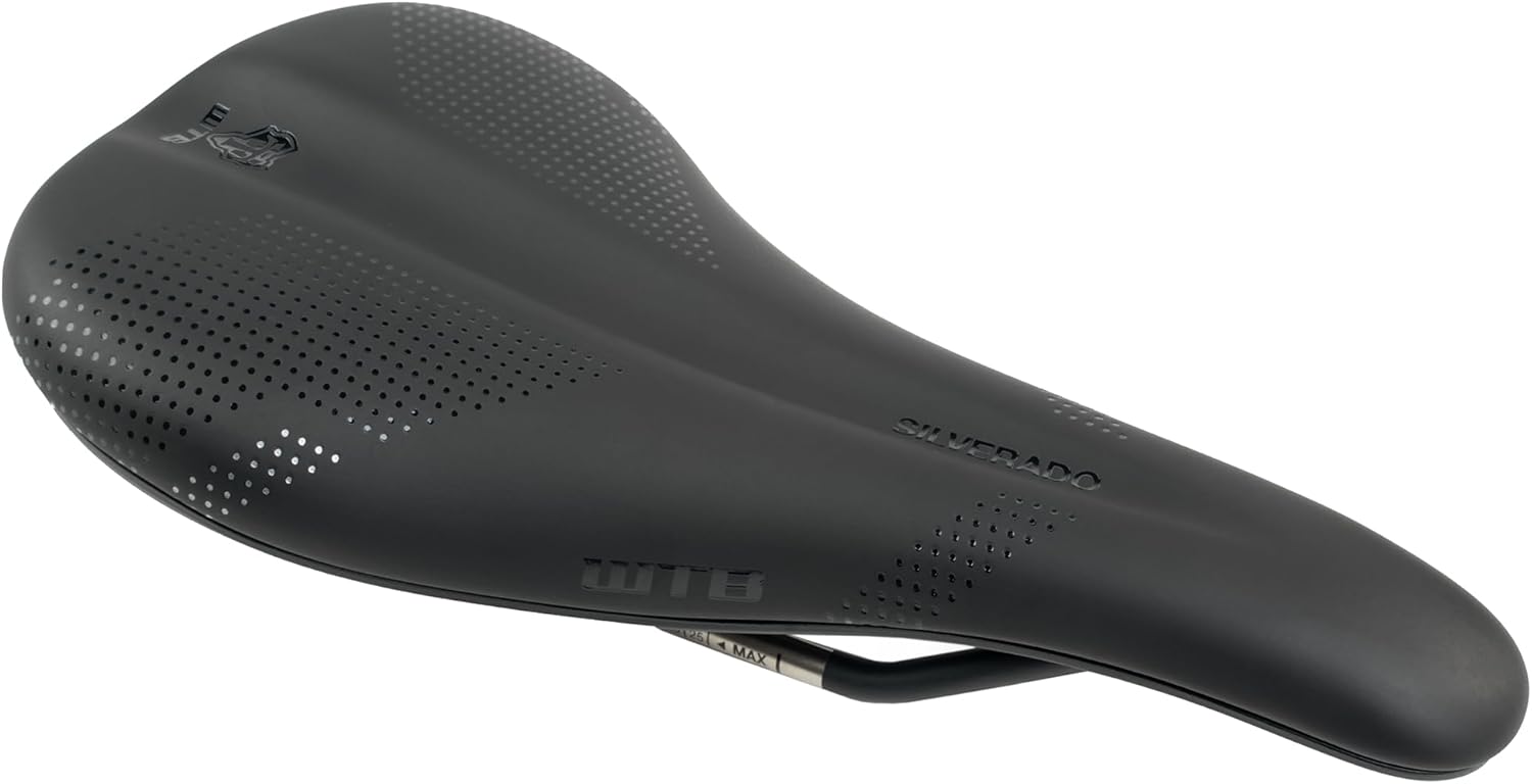WTB Silverado Bike Seat (Saddle) - Thin Padding - Fusion Form Base - Mountain, Gravel & Road (4 Rail Options)