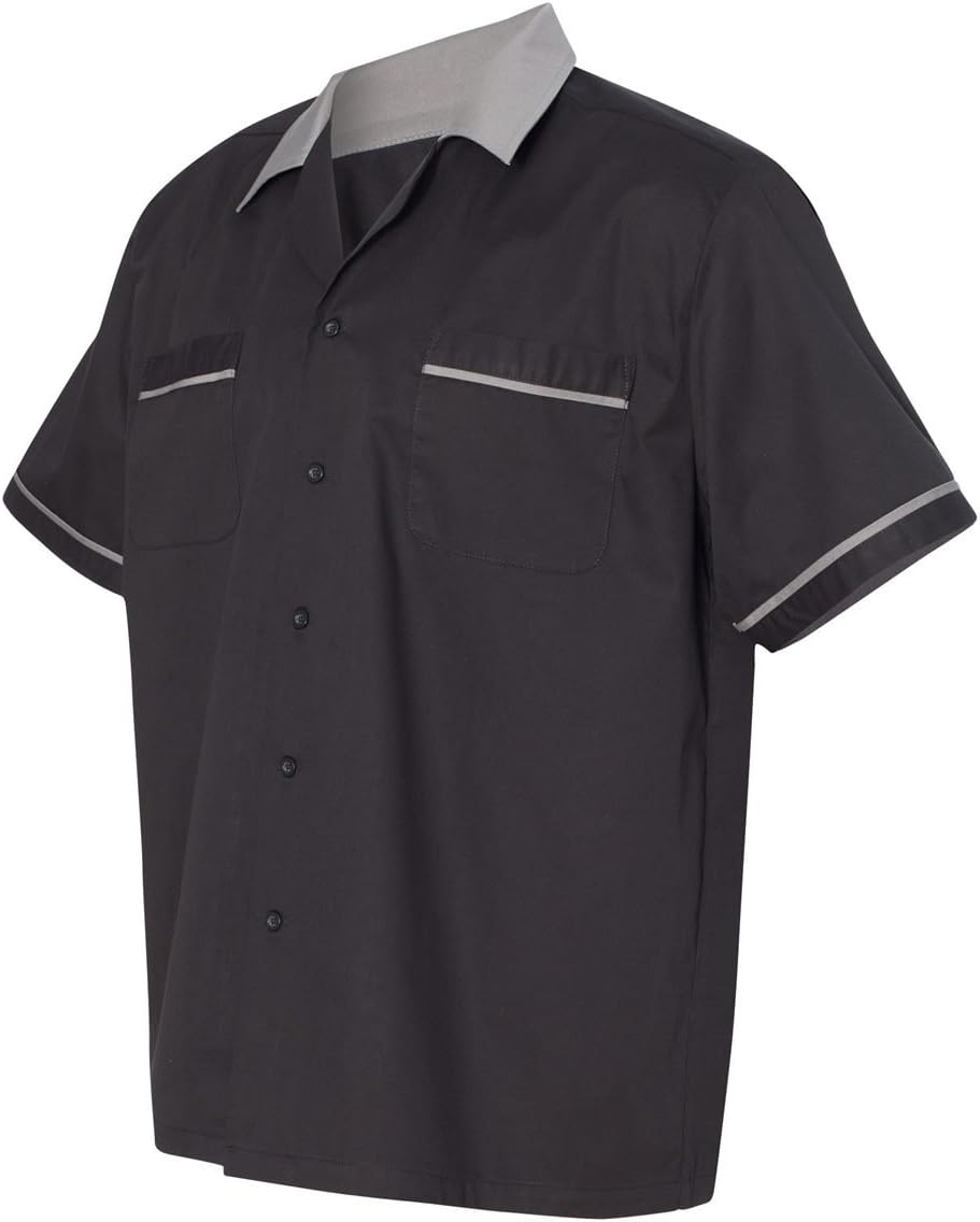 Hilton GM Legend Bowling Shirt S Black/ Steel