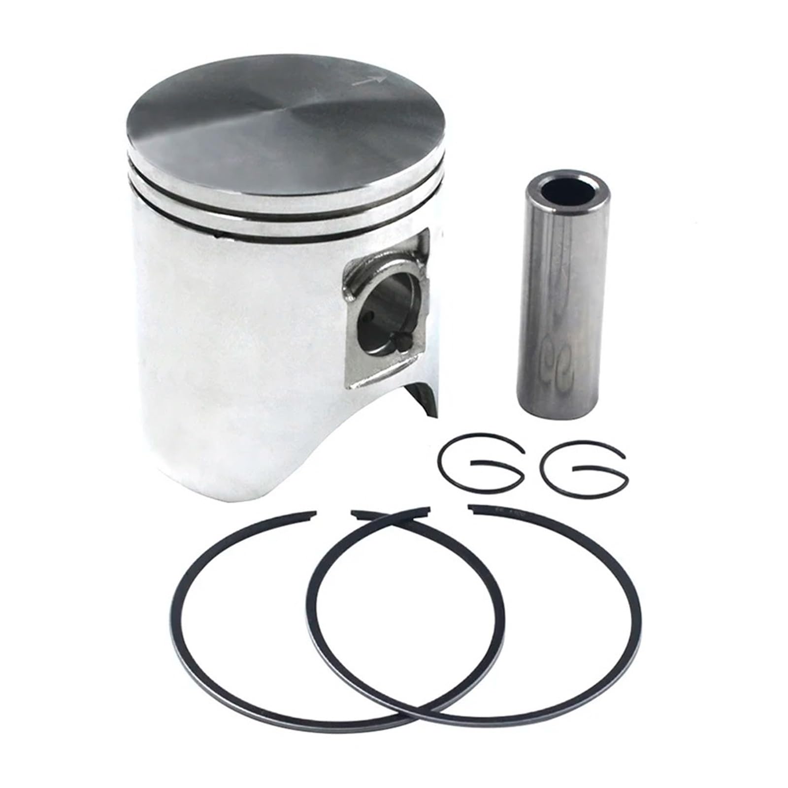 Cilindro Pistone Kit Kit Fasce Elastiche Motore Moto Foro STD ~ +100 Dimensioni 66mm ~ 67mm Per CRM250 246 Per KAE MD24 Per CRM 250(1Set 66.5mm)