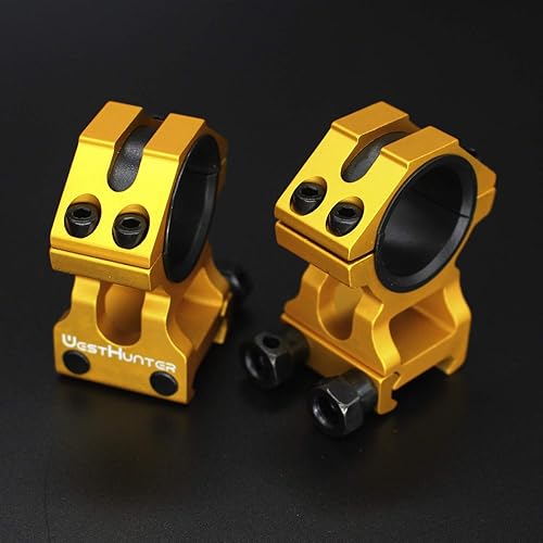 Vista 31 de WestHunter Anillos de alcance de rifle de precisión de grado industrial, 1 pulgada 1.181 in táctico 6061 T6 Picatinny montaje de alcance 1.417 6