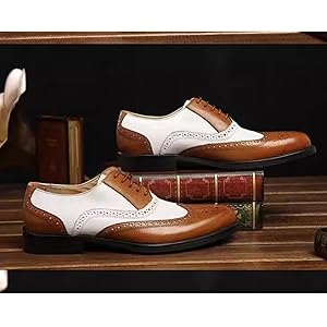 K.T.LEWISTONルイストンVチップレザービジネスドレスシューズ茶