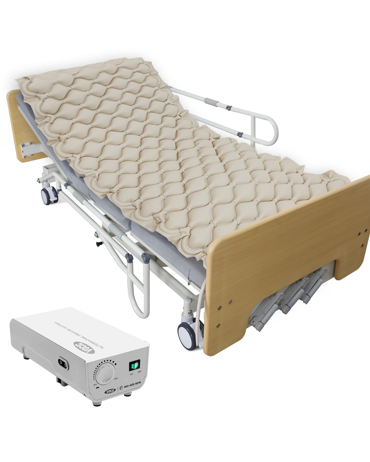 VOCIC Alternating Pressure Pad 75" L x 35" W x 3" Th Relieve Bedsores